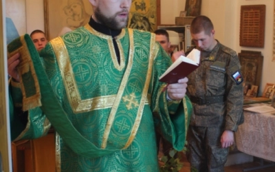 Престольный праздник в домовом храме воинской части №-41687