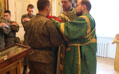 Престольный праздник в домовом храме воинской части №-41687