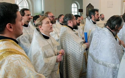 Отпевание архимандрита Аркадия (Недосекова)