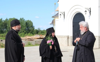 Губернатор в Спасо-Богородицком монастыре