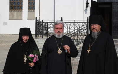 Губернатор в Спасо-Богородицком монастыре