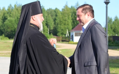Губернатор в Спасо-Богородицком монастыре