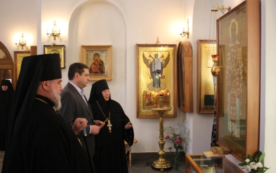 Губернатор в Спасо-Богородицком монастыре