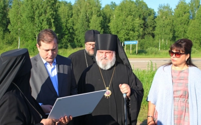 Губернатор в Спасо-Богородицком монастыре