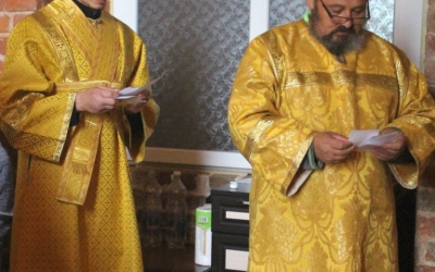 Литургия в храме свв. Петра и Пала г. Вязьмы