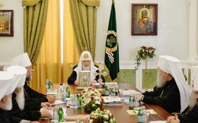 заседание Священного Синода в Екатеринбурге