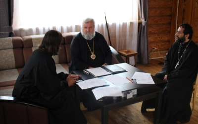 Архипастырский рабочий визит в Сычевское благочиние