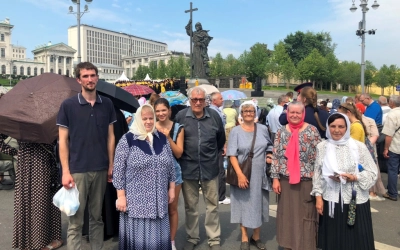 Делегация Вяземской епархии в Москве