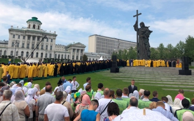 Делегация Вяземской епархии в Москве