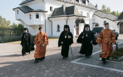 Литургия в Ильинском храме города Выборга