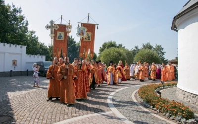 Литургия в Ильинском храме города Выборга