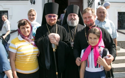 Литургия в Ильинском храме города Выборга