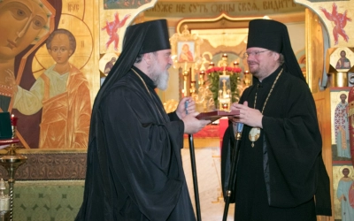 Литургия в Ильинском храме города Выборга