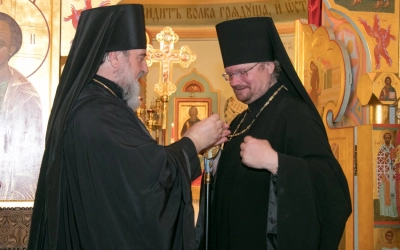 Литургия в Ильинском храме города Выборга