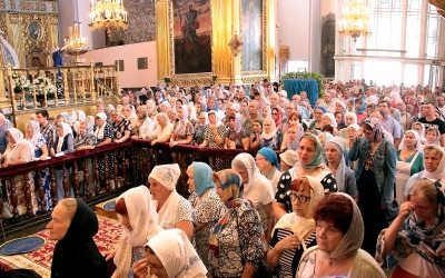 Всенощное бдение у чудотворного Смоленского образа «Одигитрия»