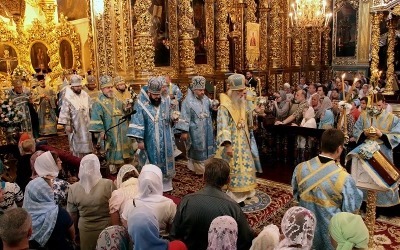 Всенощное бдение у чудотворного Смоленского образа «Одигитрия»