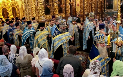 Всенощное бдение у чудотворного Смоленского образа «Одигитрия»