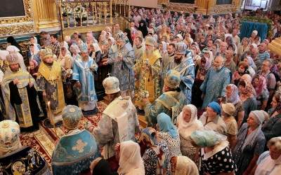 Всенощное бдение у чудотворного Смоленского образа «Одигитрия»