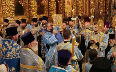 Всенощное бдение у чудотворного Смоленского образа «Одигитрия»