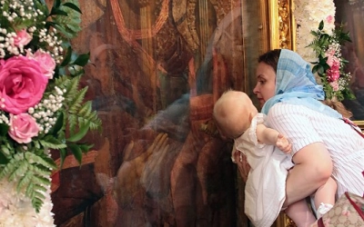 Всенощное бдение у чудотворного Смоленского образа «Одигитрия»