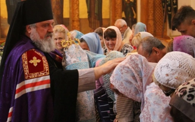 Божественная литургия в день Успения Божией Матери