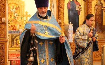 Погребение Плащаницы Пресвятой Богородицы