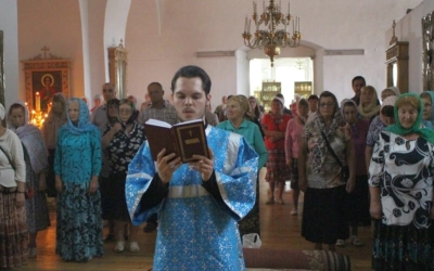 Погребение Плащаницы Пресвятой Богородицы