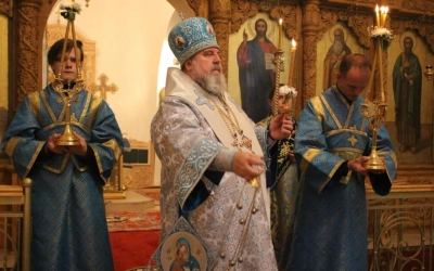 Погребение Плащаницы Пресвятой Богородицы