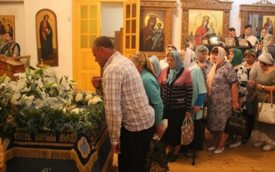 Погребение Плащаницы Пресвятой Богородицы