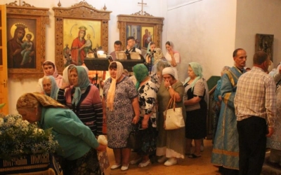 Погребение Плащаницы Пресвятой Богородицы