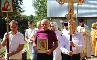 Престольный праздник в храме Спаса Нерукотворного