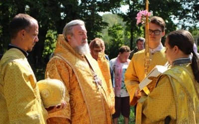 Престольный праздник в храме Спаса Нерукотворного
