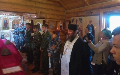 Перезахоронение останков советских воинов