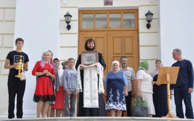 освящение нового корпуса школы «Феникс»