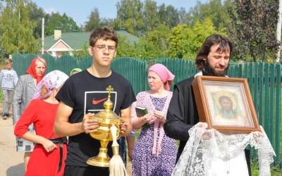 освящение нового корпуса школы «Феникс»