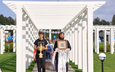 освящение нового корпуса школы «Феникс»