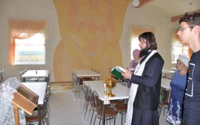 освящение нового корпуса школы «Феникс»