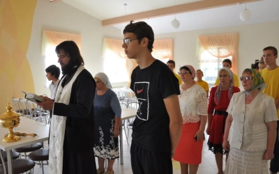 освящение нового корпуса школы «Феникс»