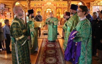 Престольный праздник в храме Александра Невского посёлка Вязьма-Брянская