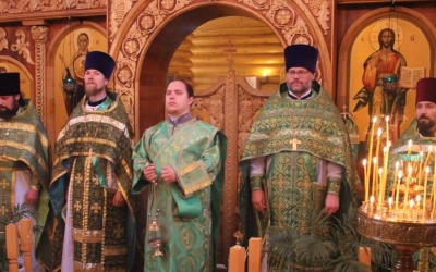 Престольный праздник в храме Александра Невского посёлка Вязьма-Брянская