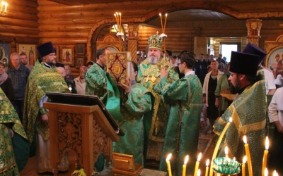 Престольный праздник в храме Александра Невского посёлка Вязьма-Брянская