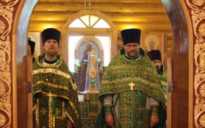 Престольный праздник в храме Александра Невского посёлка Вязьма-Брянская