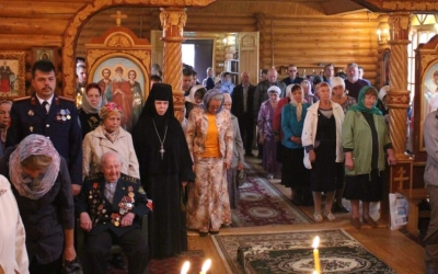 Престольный праздник в храме Александра Невского посёлка Вязьма-Брянская