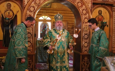 Престольный праздник в храме Александра Невского посёлка Вязьма-Брянская