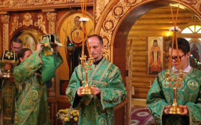 Престольный праздник в храме Александра Невского посёлка Вязьма-Брянская