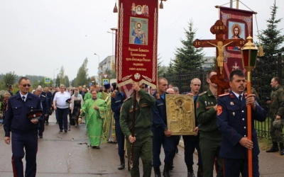 Престольный праздник в храме Александра Невского посёлка Вязьма-Брянская