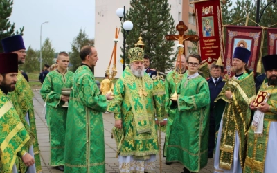 Престольный праздник в храме Александра Невского посёлка Вязьма-Брянская
