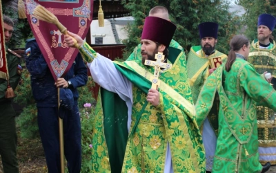 Престольный праздник в храме Александра Невского посёлка Вязьма-Брянская