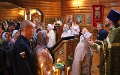 Престольный праздник в храме Александра Невского посёлка Вязьма-Брянская