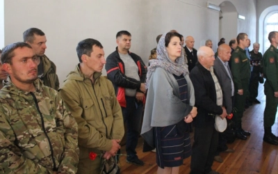 Епископ Сергий отслужил литию по воинам павшим в Великой Отечественной войне